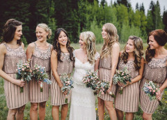 10 Weddings That Prove Mismatched Bridesmaids Dresses Rule