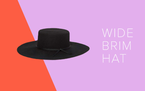 How to Wear a Wide Brim Hat This Fall