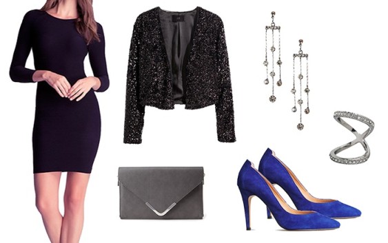 accessorize black dress