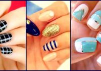 Nail stripes: nail art with adhesive strips