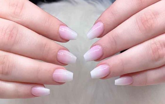 The shape that your nails should take- -the coffin shape