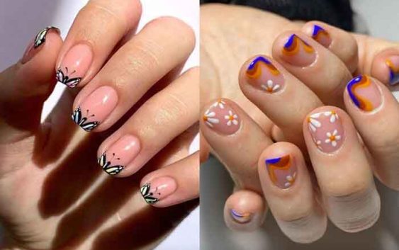 What are the colors to favor for spring nail art?