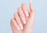 French manicure with gel polish