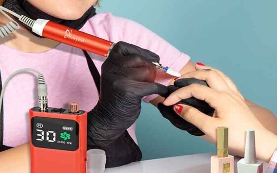 How to use the nail drill machine safely?