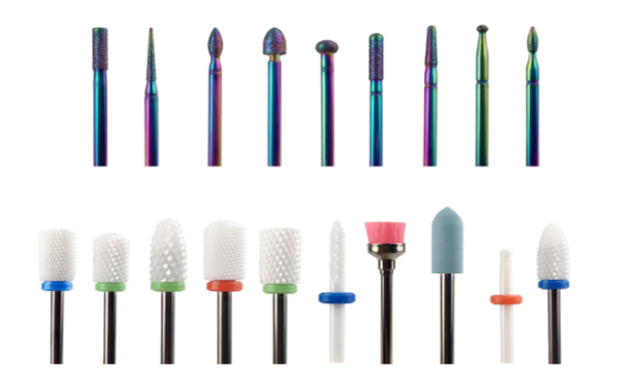 The different materials of nail drill bits